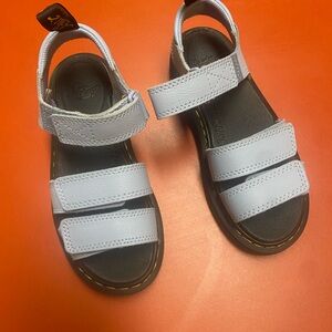 Kids Dr. Martens Light Blue Sandals